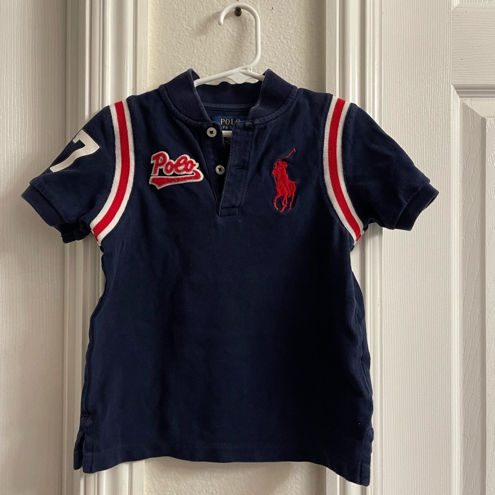 Polo by Ralph Lauren Kids Dark Blue Polo Shirt